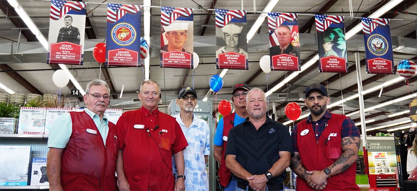 Veterans at Ace Hardware