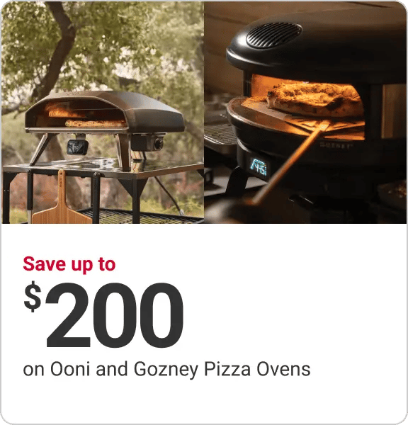 Save up to $200 on Ooni and Gozney Pizza Ovens