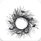 Halloween Wreaths and Garlands