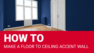 How to make a Floor to Ceiling Accent Wall - Ace Hardware