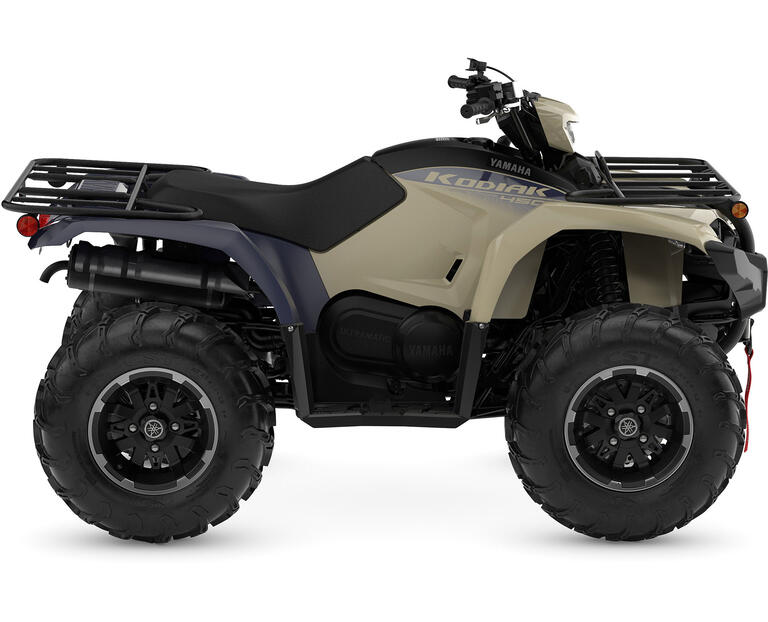 2024 Kodiak450 EPS SE, color Desert Tan/Midnight Blue