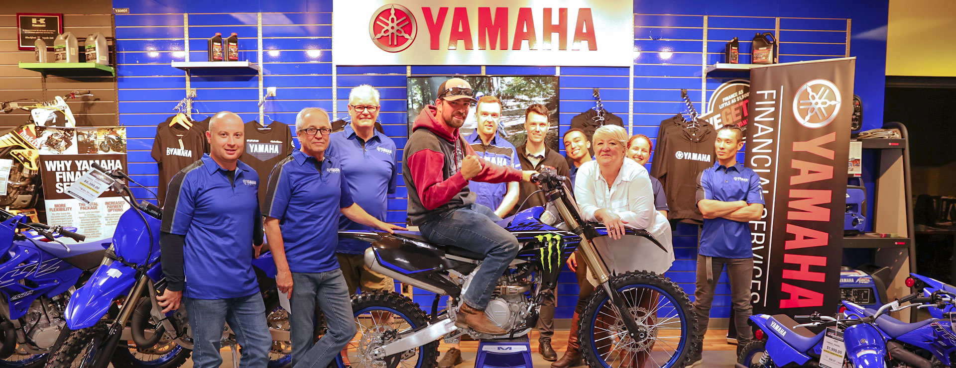 THIS YEAR'S WIN YOUR YAMAHA CONTEST WINNER!