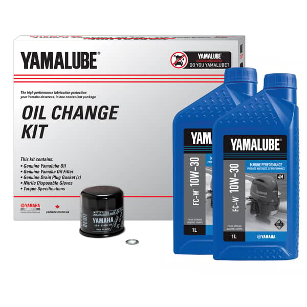 Yamalube 10w 30 4m Marine Performance Oil Change Kit Ob 4 L Yamaha Motor Canada