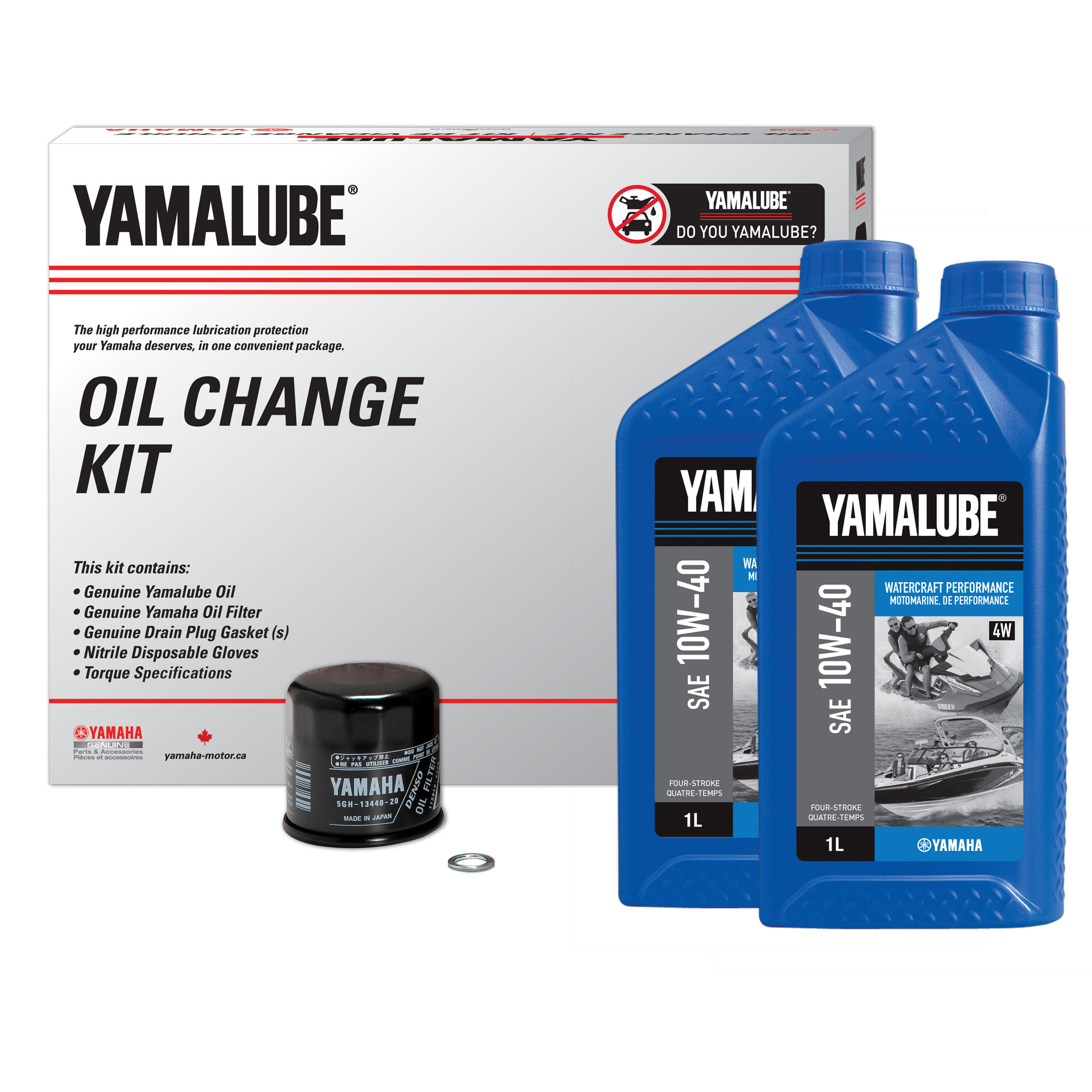 Yamalube Outboard Oil Change Kit F200F250, 40 OFF