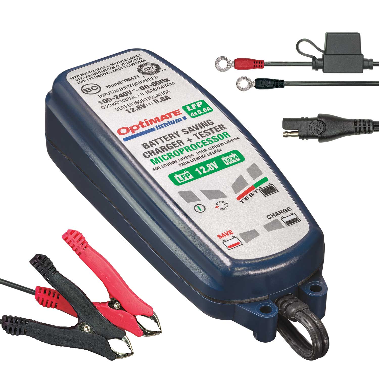 OptiMATE Lithium 4s 0.8A Battery Charger - Yamaha Motor Canada