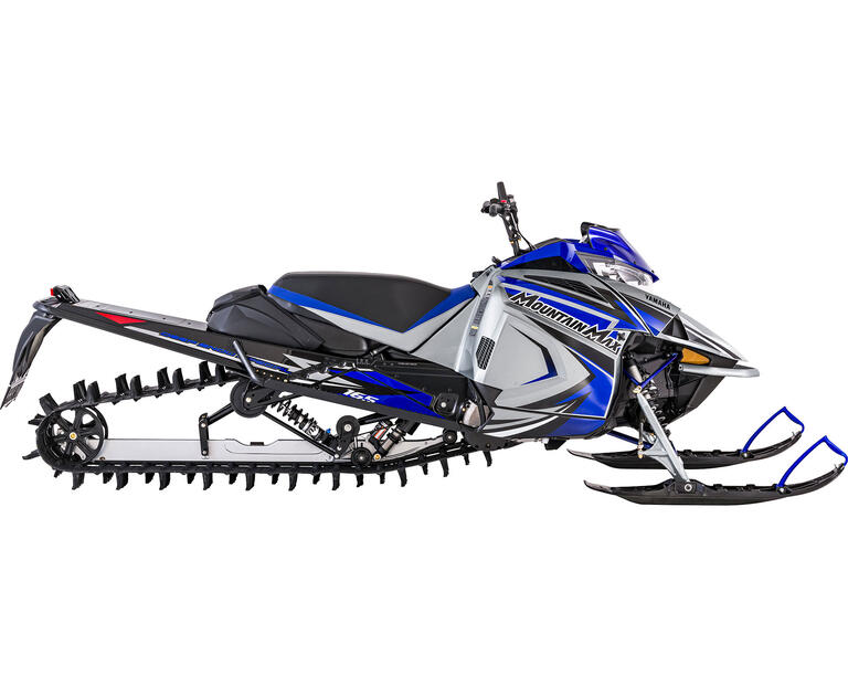 2022 Mountain Max LE 165, color Frost Silver/Team Yamaha Blue