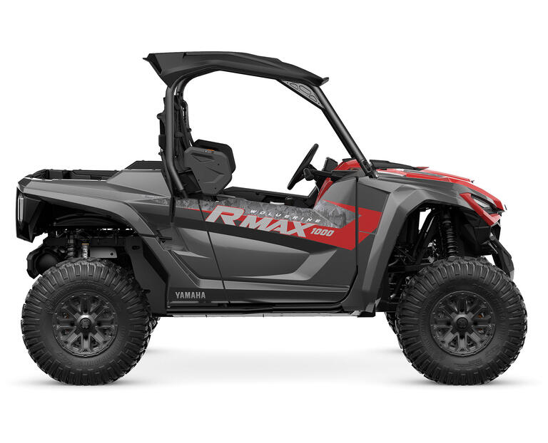 2025 WOLVERINE RMAX2 1000 R-spec, color Grey Metallic/Red