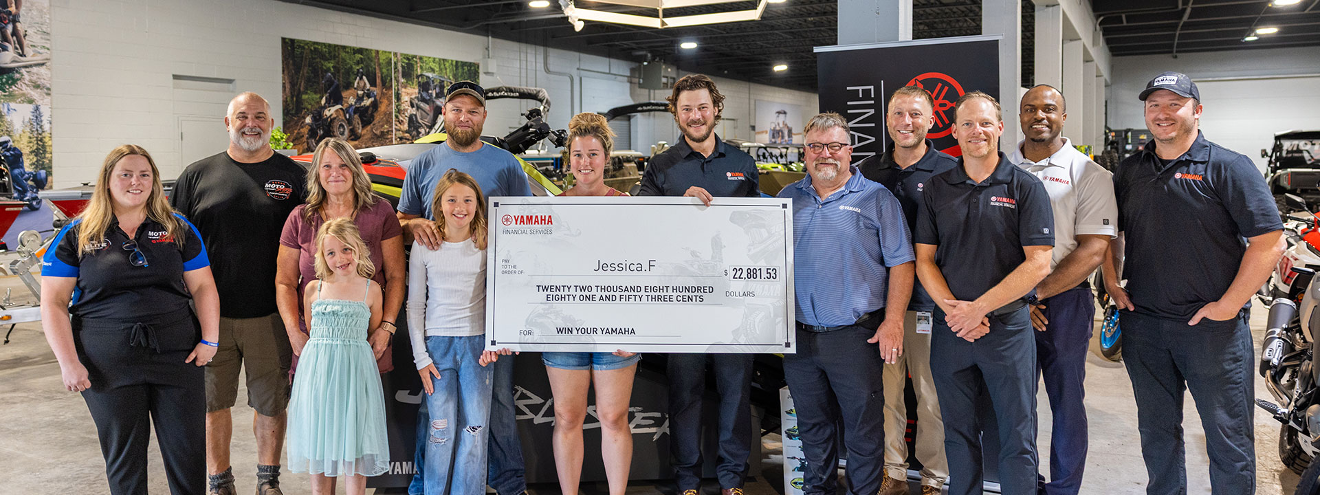 2026 Win Your Yamaha Contest Winner!