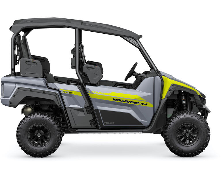 2022 Wolverine X4 850 R-Spec, color Armour Grey/Yellow