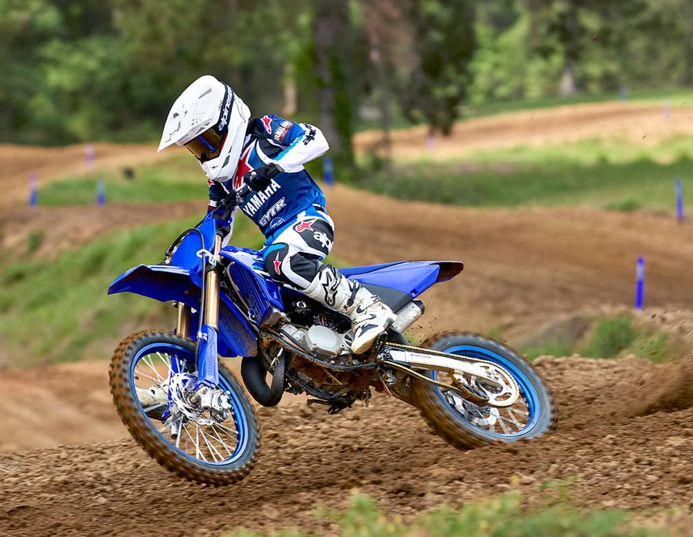 Action image of 2026 YZ85LW