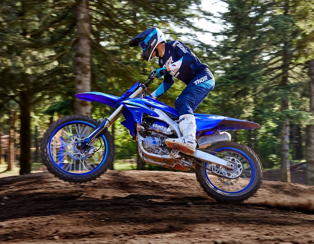 Action image of 2025 YZ450F