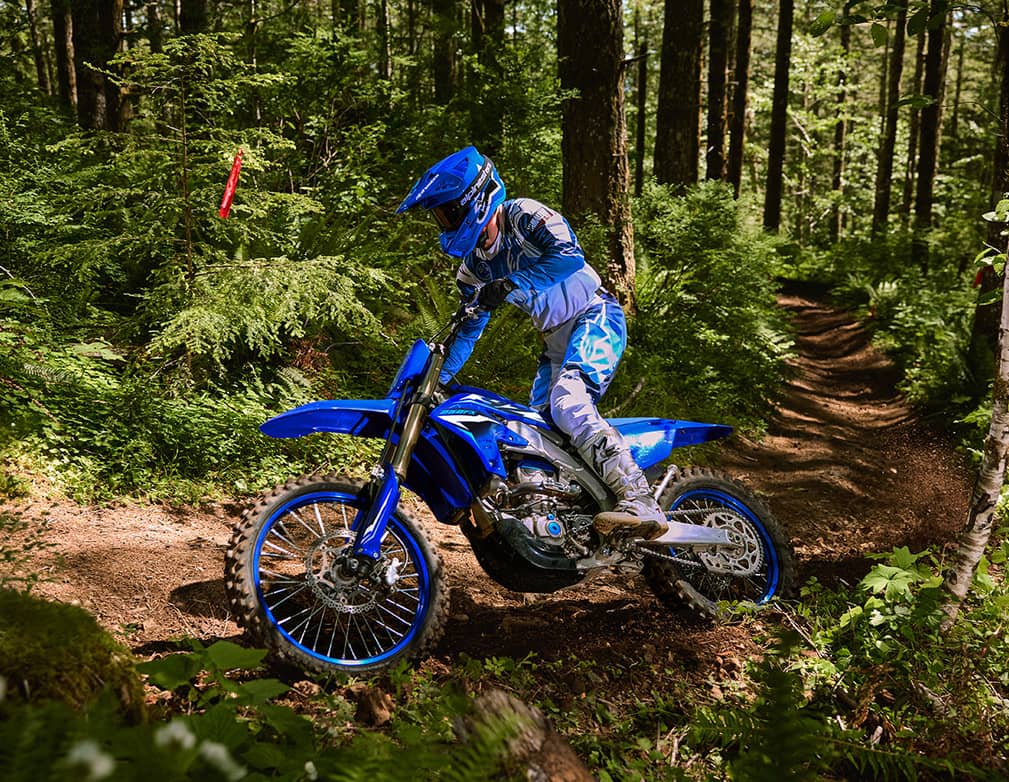 Action image of 2026 YZ250FX
