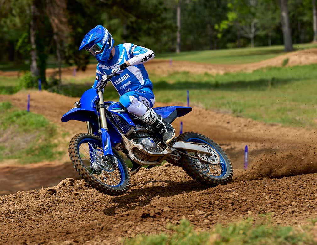 Action image of 2026 YZ450F
