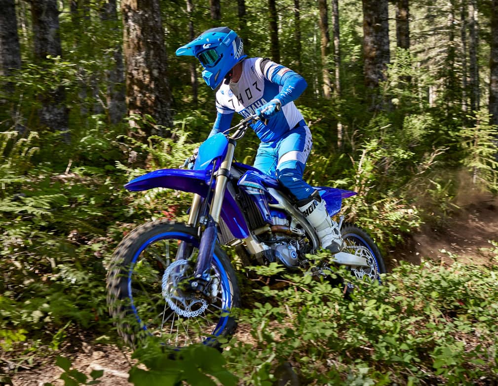 Action image of 2025 YZ450FX