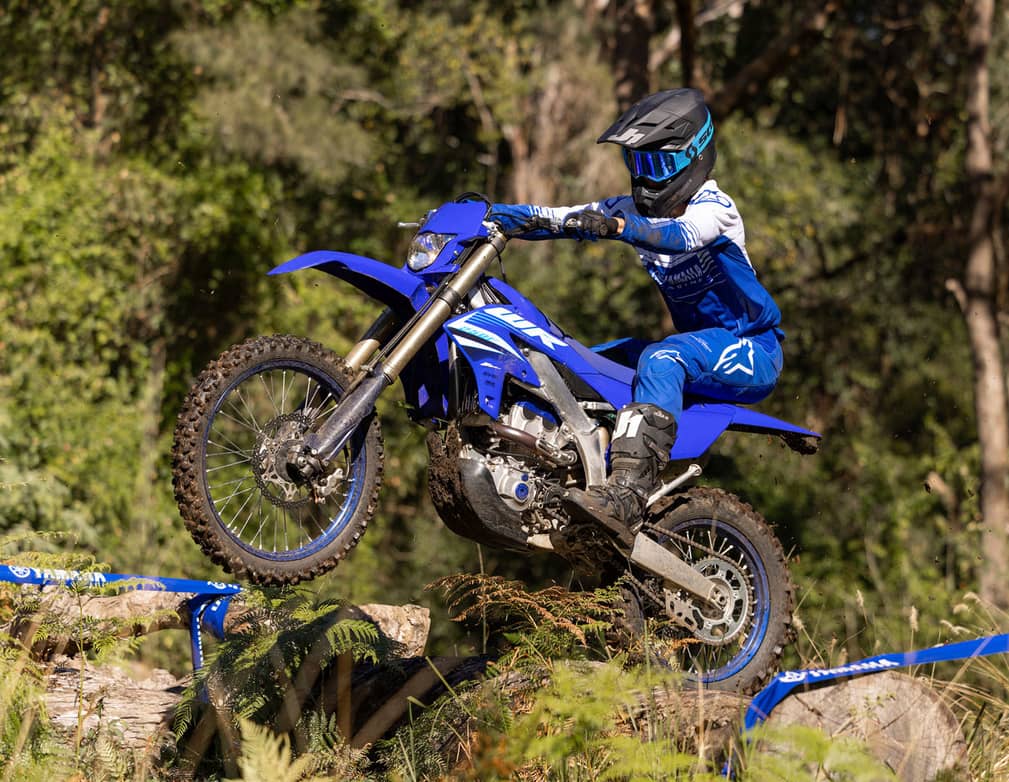 Action image of 2025 WR250F