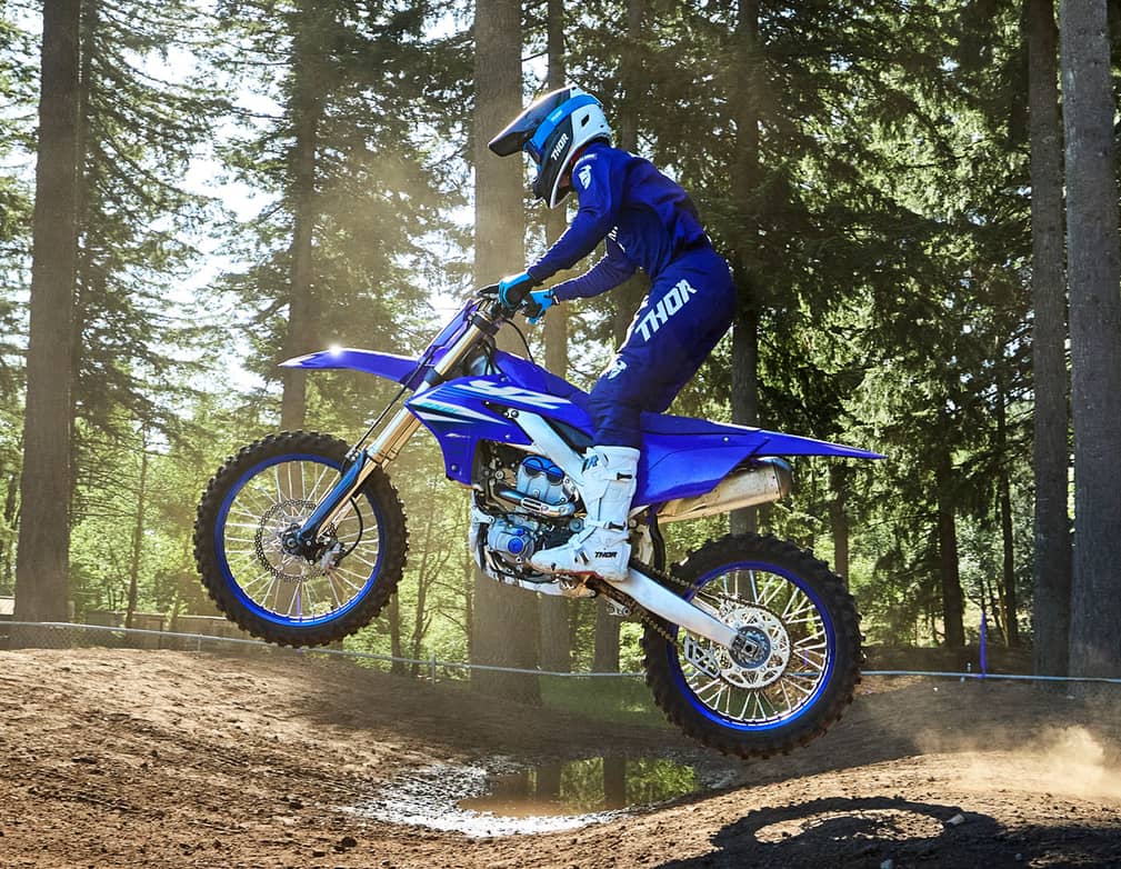 Action image of 2025 YZ250F