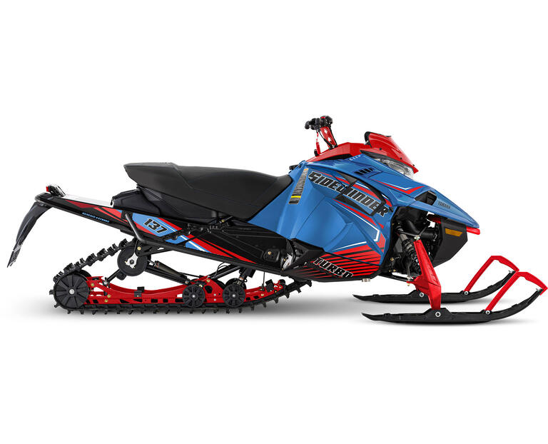 Sidewinder L-TX SE 2024, color Bleu glacé/rouge vif