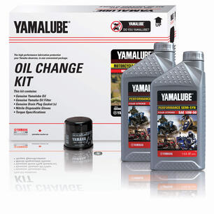 Thumbnail of the Kit de vidange d'huile 10W-50 mélange synthétique de Yamalube(MD) - VCC (5 L)