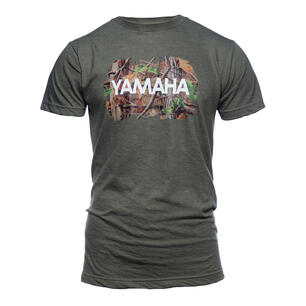 Thumbnail of the T-shirt pour hommes avec logo Yamaha et imprimé camouflage