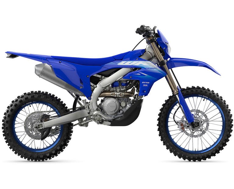 WR450F 2027, color Bleu Team Yamaha