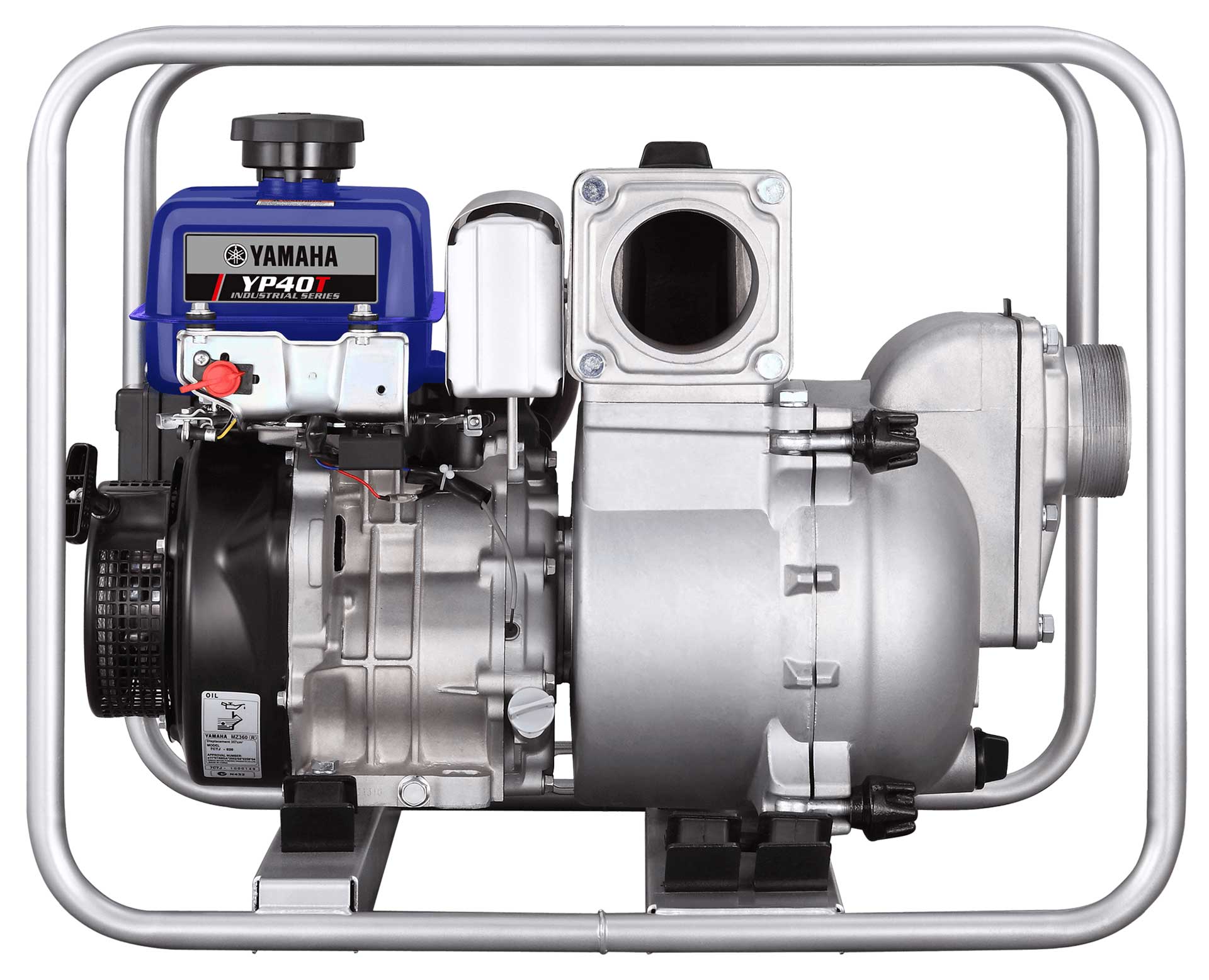 Motopompe incendie avec moteur 4 temps mono cylindre