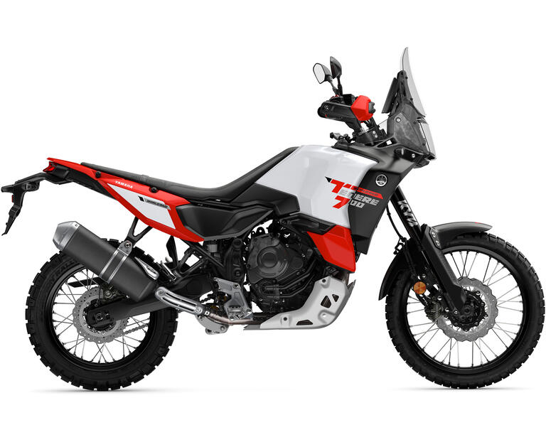 Ténéré 700 World Raid 2026, color Rouge vif/Blanc