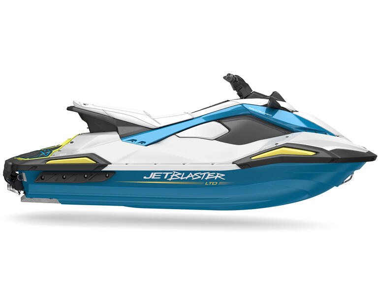 JetBlaster LTD 2027, color Bleu lagon/Blanc