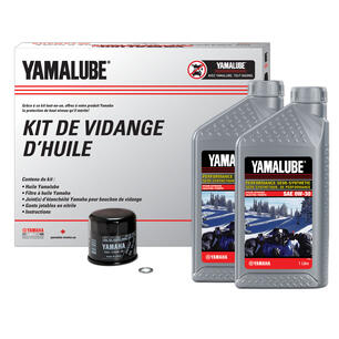 Thumbnail of the Kit de vidange d'huile 0W-30 mélange synthétique de Yamalube(MD) - VCC (5 L)