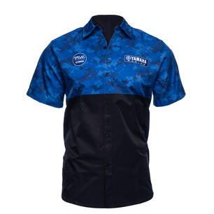 Thumbnail of the Chemise polo de technicien pour hommes Yamaha Racing et BLU CRU