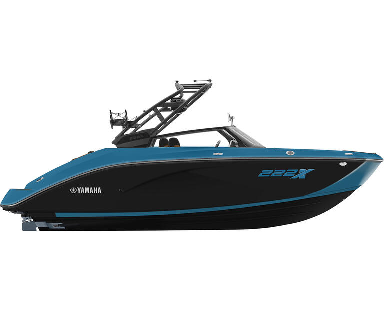 222XE 2024, color noir métallique avec bleu ardoise métallique