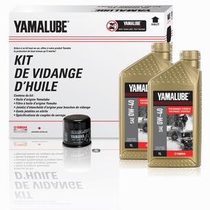 Thumbnail of the Kit de vidange d'huile 0W-40 4T performance synthétique de Yamalube(MD) - VCC (4 L)
