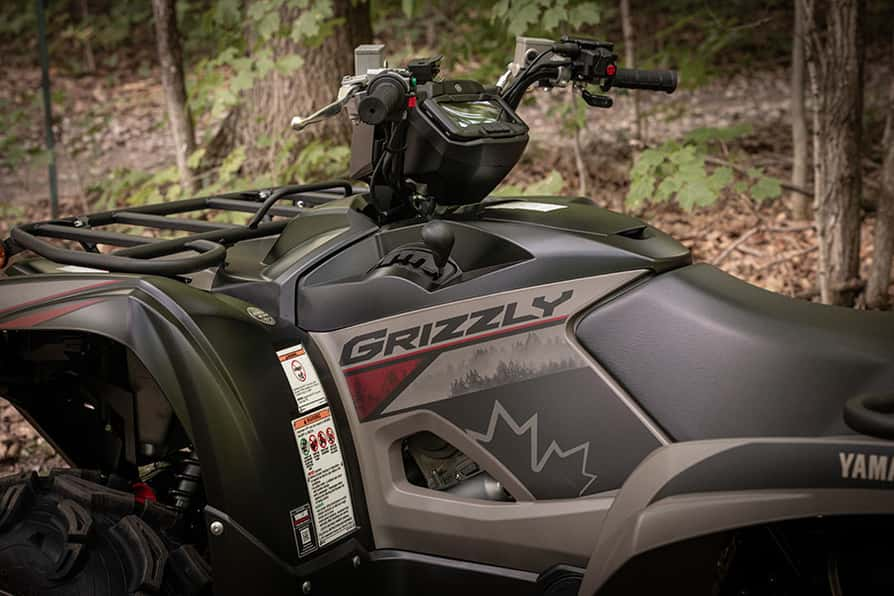 Yamaha Grizzly EPS SE Argent Métallique/noir 2024 en vente à