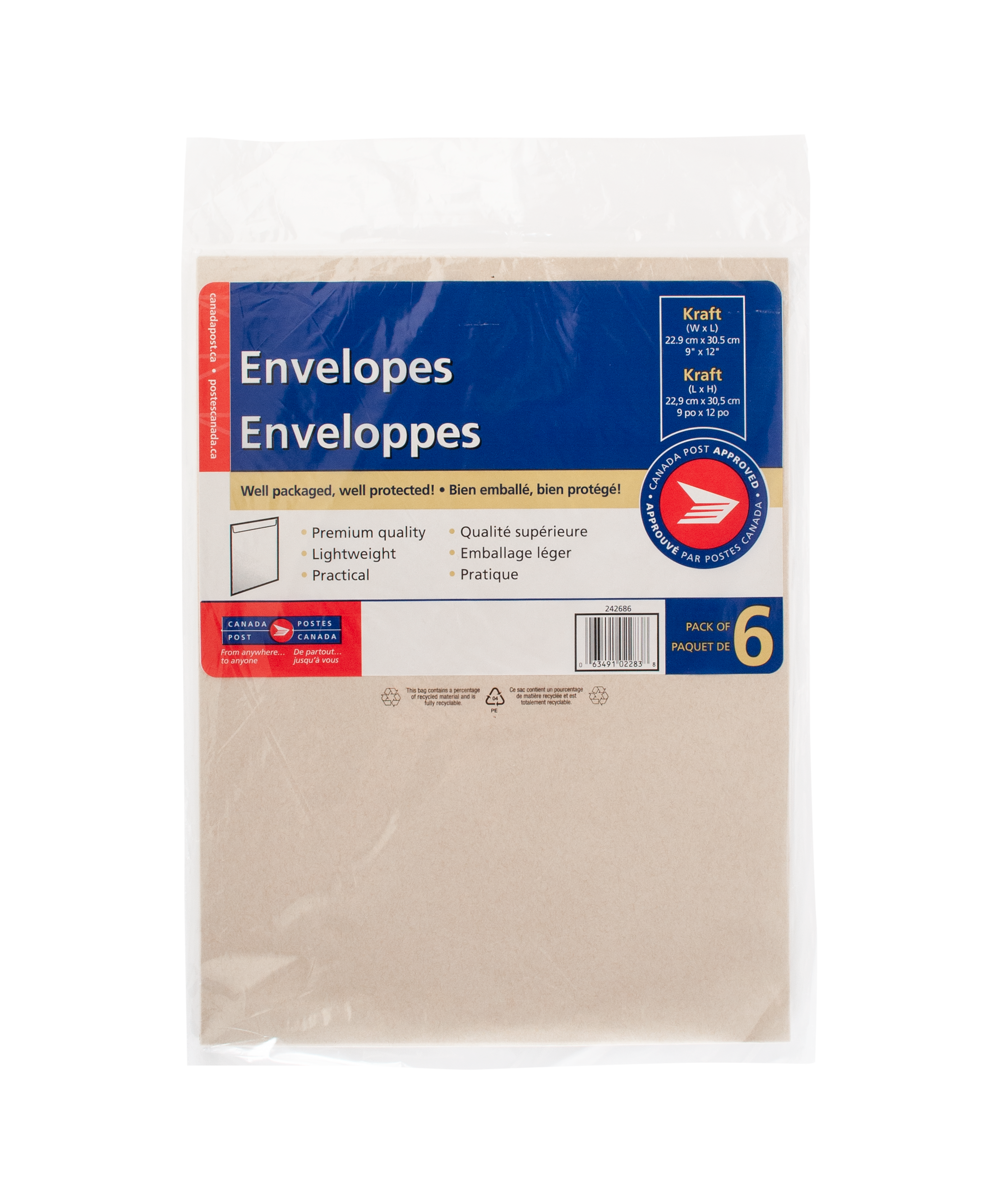 Kraft deals paper envelopes