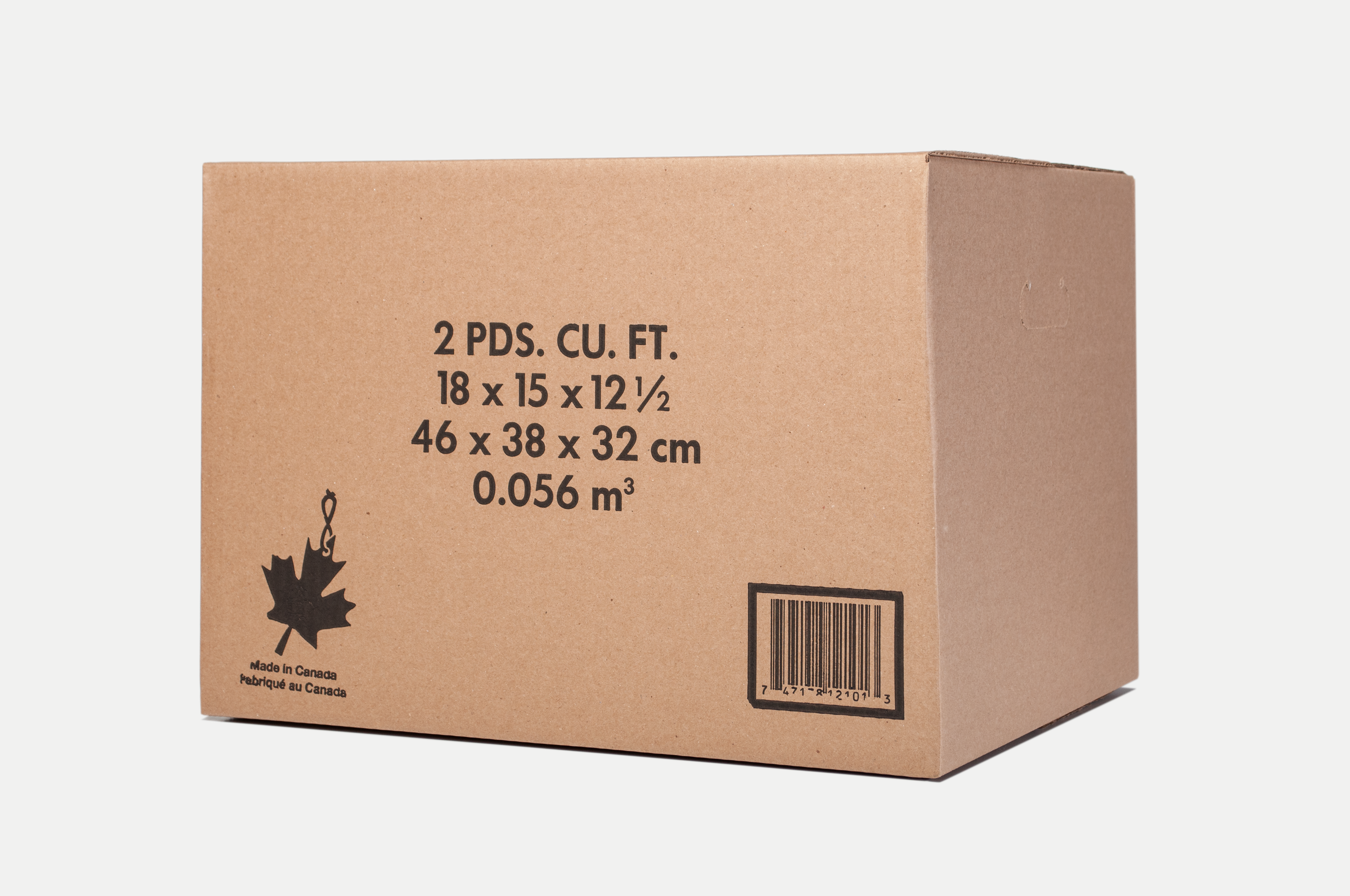 Corrugated cardboard box medium pack of 15 units