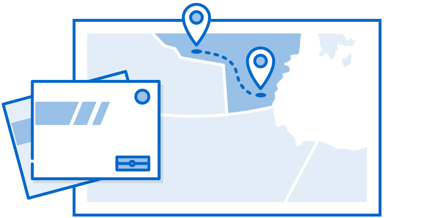 Flat rate service regions - Regional