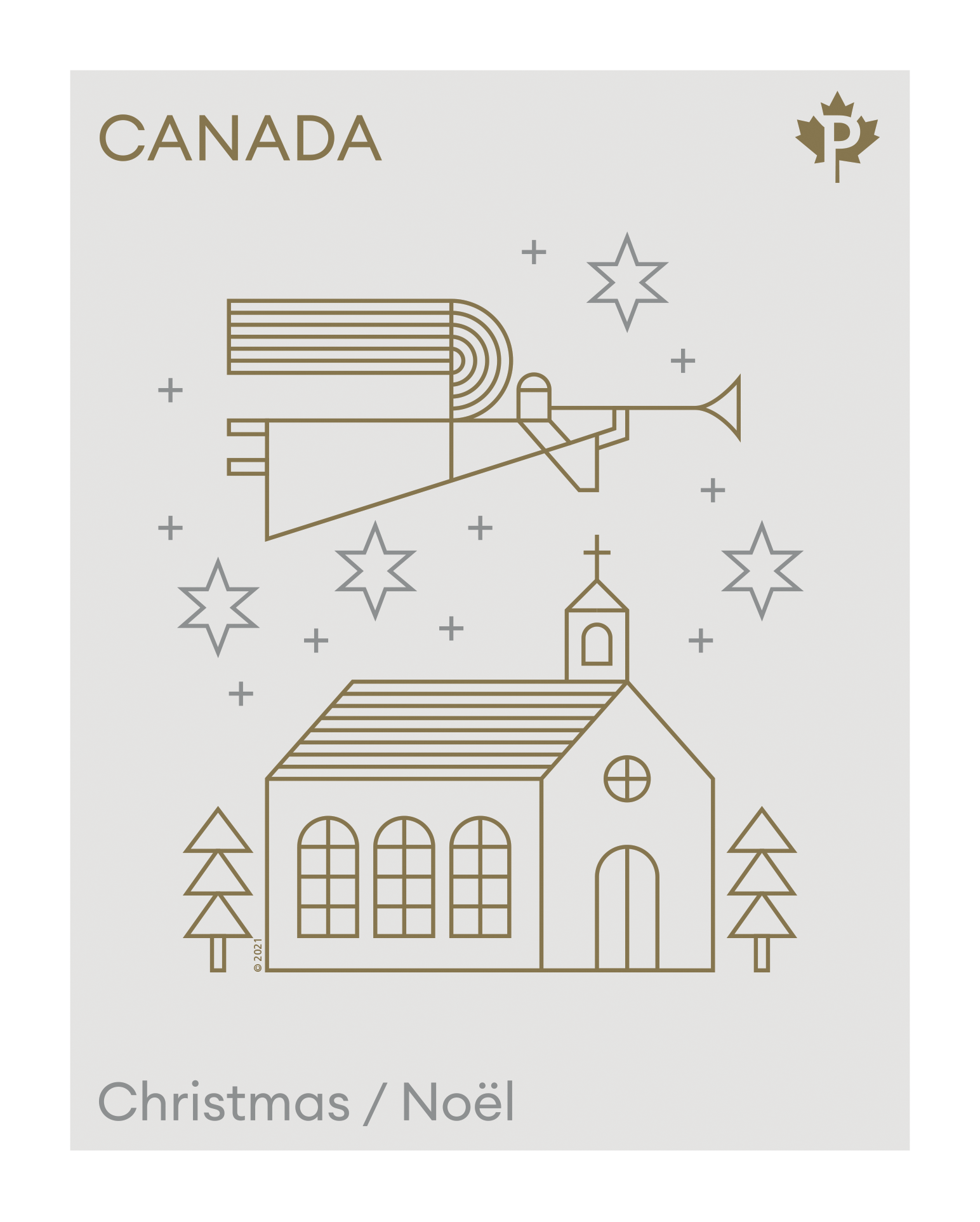 Prix D Un Carnet De 12 Timbres Anges de Noël : Carnet de 12 timbres Permanents au tarif du régime  intérieur - Postes Canada