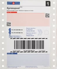 Étiquettes-adresse XpresspostMC- paquet de 50