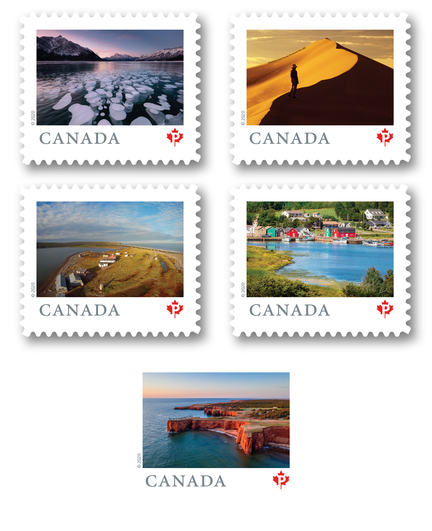 Prix D Un Carnet De 12 Timbres Terre de nos aïeux (2020) : Timbres Permanents<sup>MC</sup> au tarif du  régime intérieur - carnet de 10 - Postes Canada
