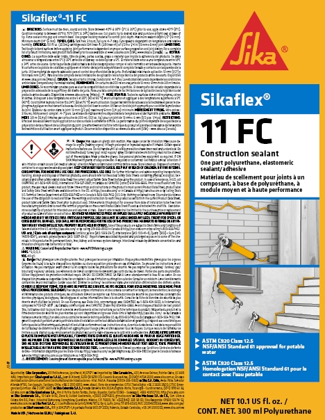 Lot 2 cartouches 300ml Sikaflex 11 FC Purform Blanc, Mastic, joint et  collage multi-usages, mastic-colle multi-supports, intérieur et extérieur (sikaflex  11 FC+) : : Bricolage