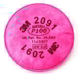3M PARTICULATE FILTER 2091 P100