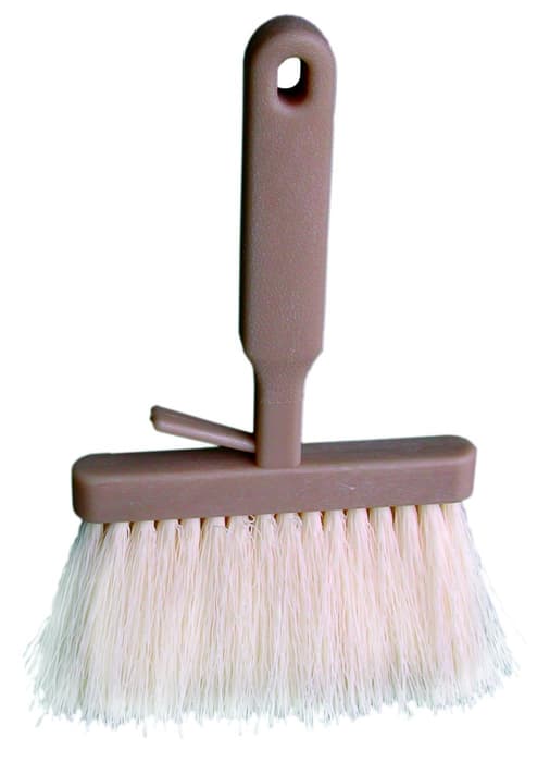 Magnolia White Polypropylene Handled Scrub Brush