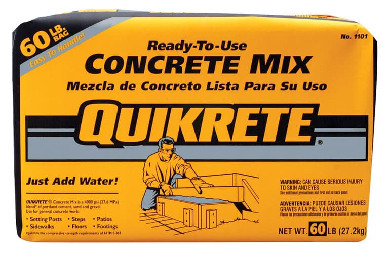 QUIKRETE READY TO USE CONCRETE MIX - CascadeFarmAndOutdoor