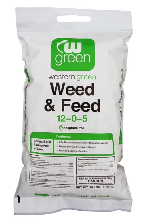 WESTERN GREEN WEED & FEED FERTILIZER - CascadeFarmAndOutdoor