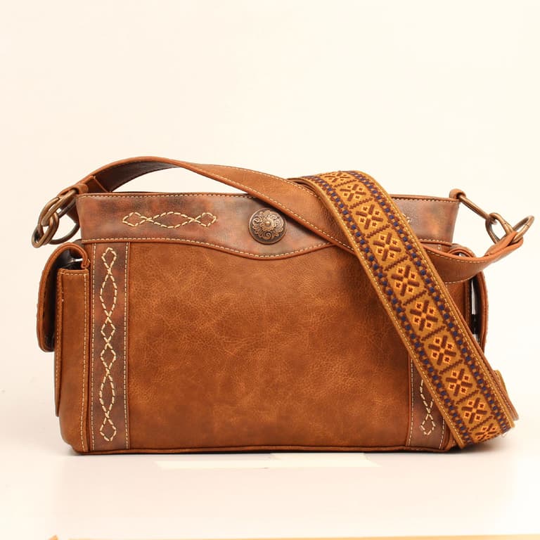 Brown Arrow Adjustable Bag Strap - Pepper and Grace