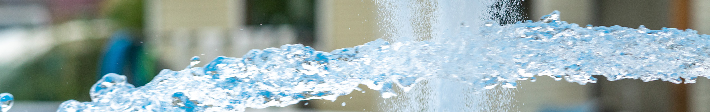 Chemical treatment being poured into a backyard swimming pool