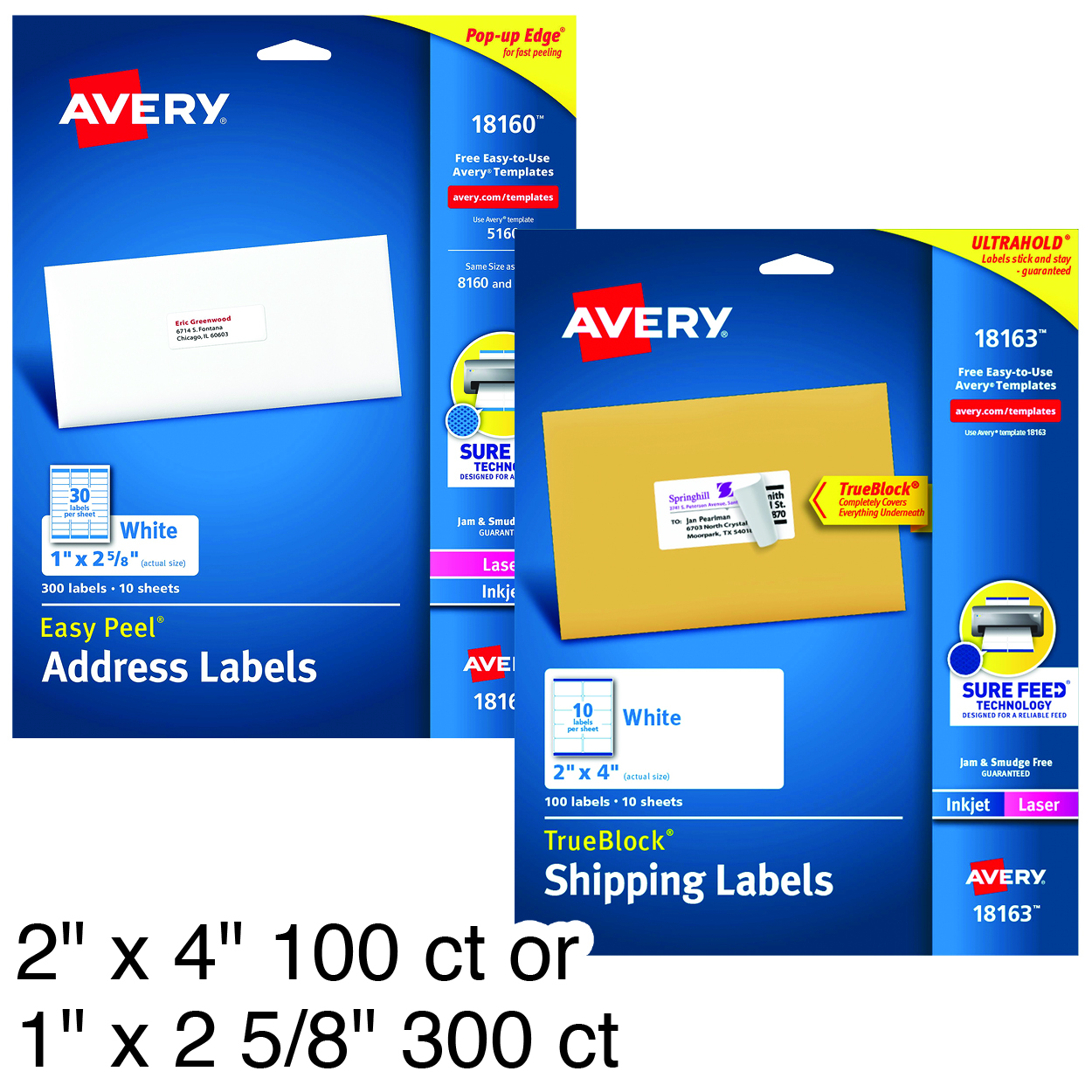 Avery Mailing Labels