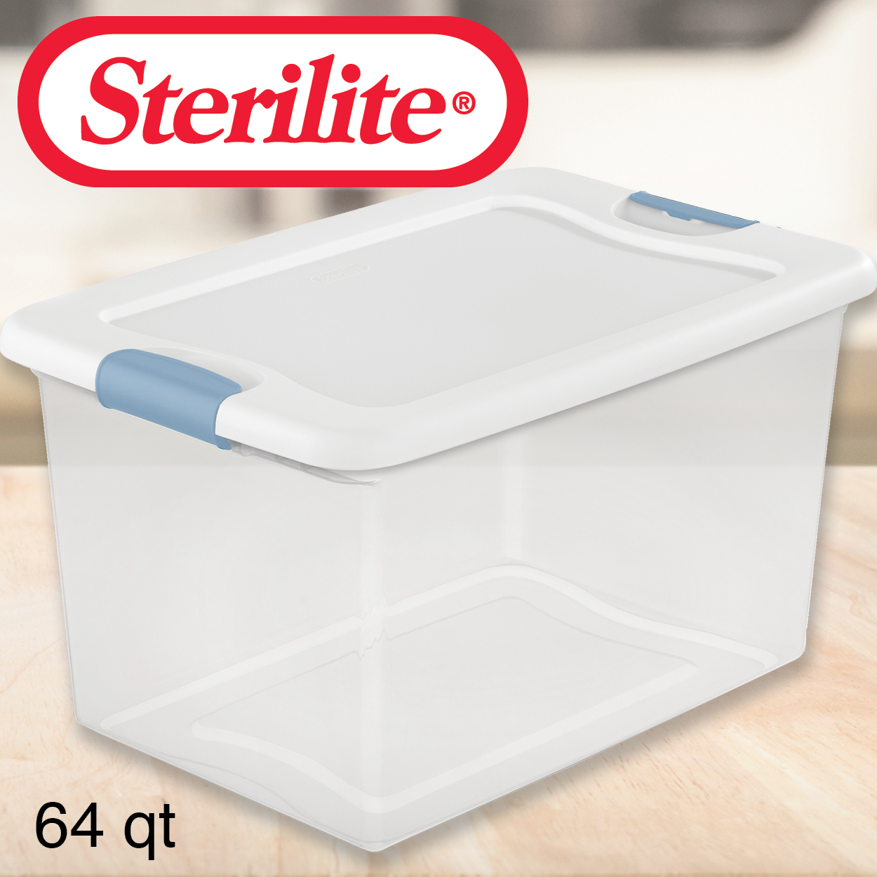 Sterilite 64 qt Latching Storage Tote
