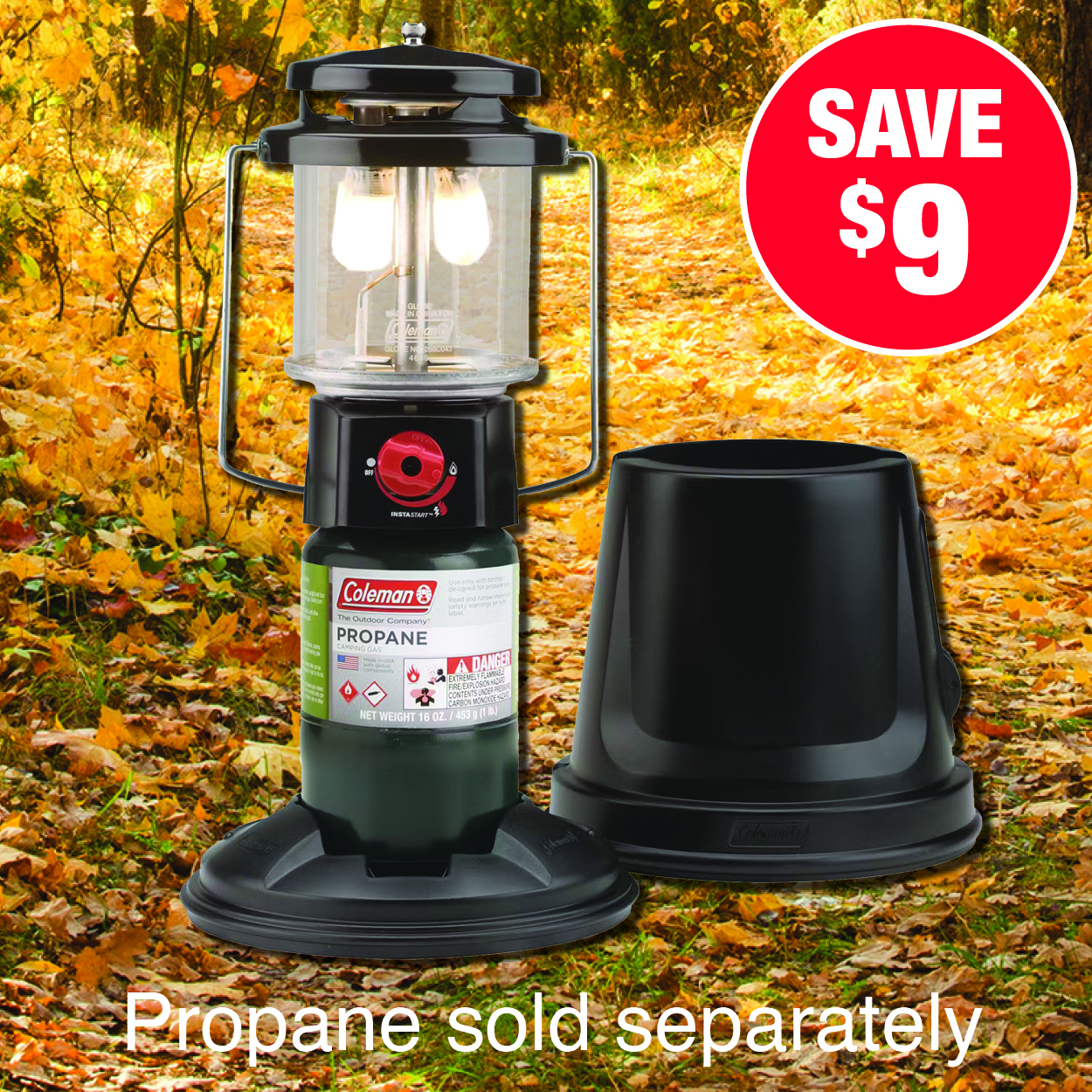 Coleman Quickpack Deluxe+ 
Propane Lantern