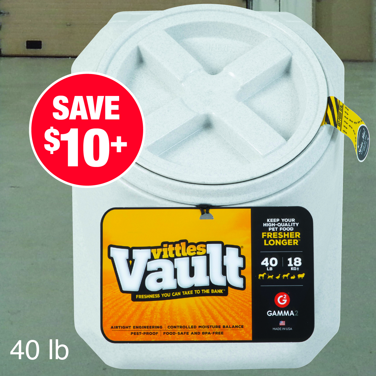 Vittle Vault Stackable Food Storage Container