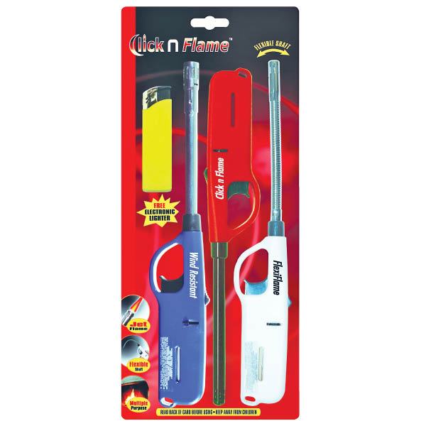 Click n Flame Utility Lighter Pack